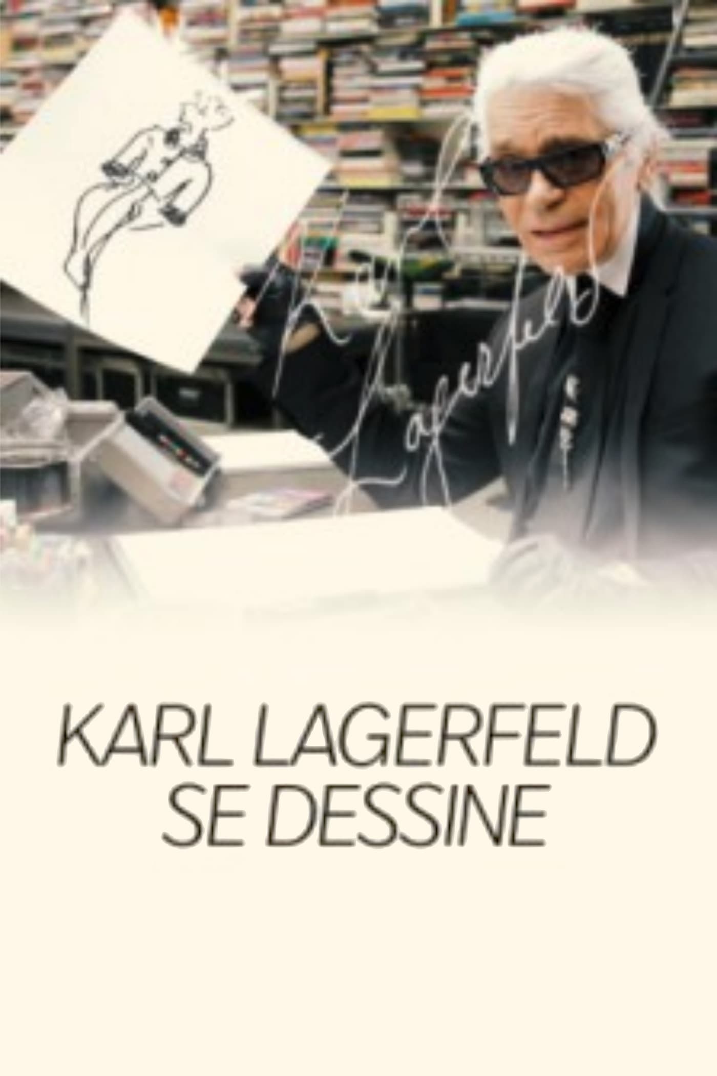 Karl Lagerfeld se dessine