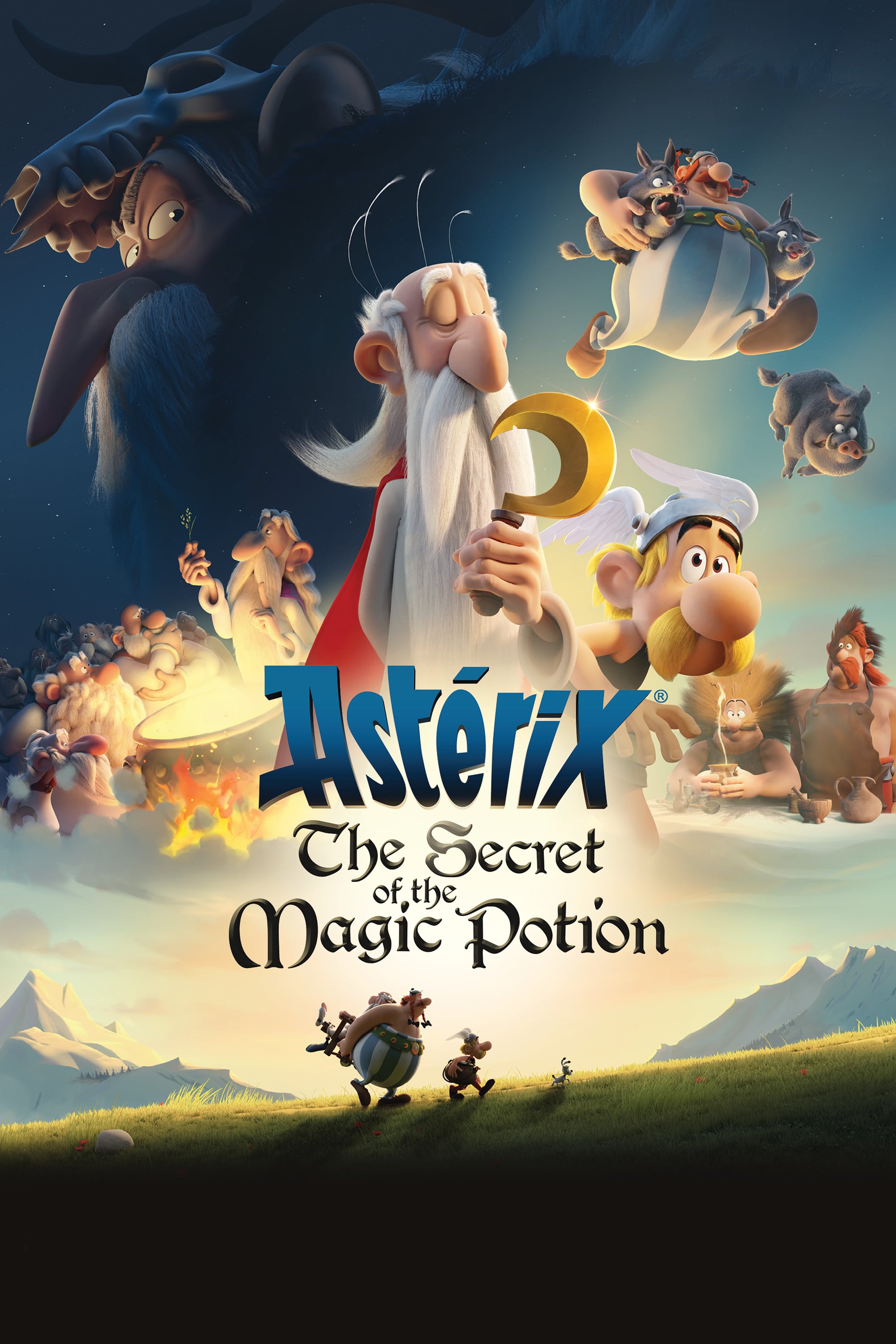 Caratula de Astérix - Le Secret de la Potion Magique (Astérix: El secreto de la poción mágica) 