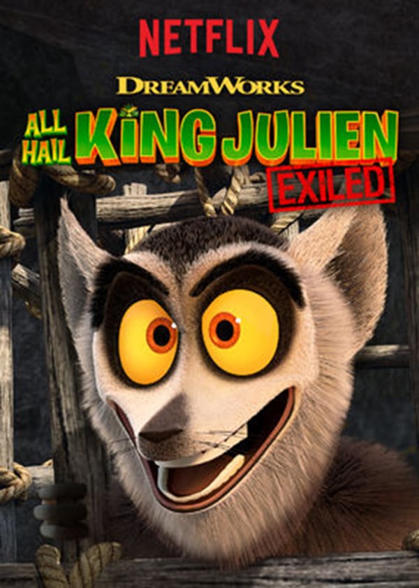 Caratula de All Hail King Julien: Exiled (Viva el Rey Julien: Exiliado) 