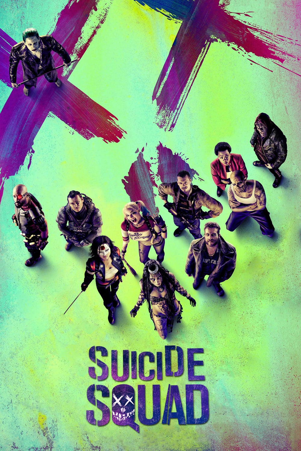 Caratula de Suicide Squad (Escuadrón Suicida) 