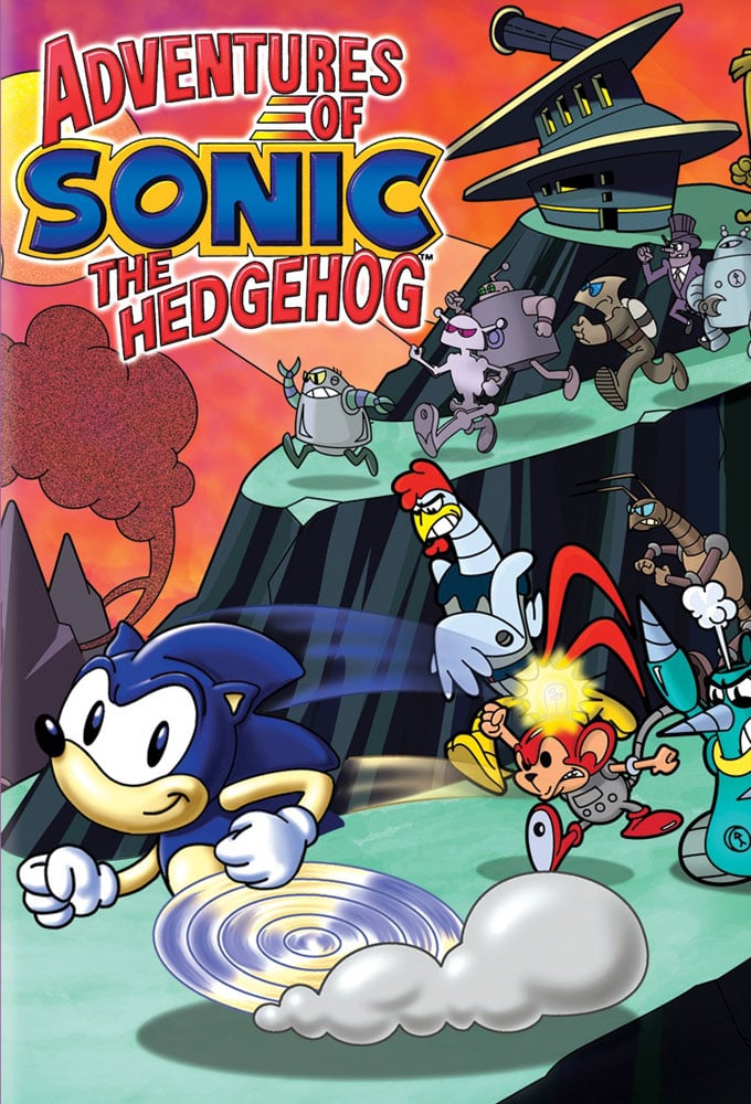 Caratula de Adventures of Sonic the Hedgehog (Las aventuras de Sonic, el erizo) 