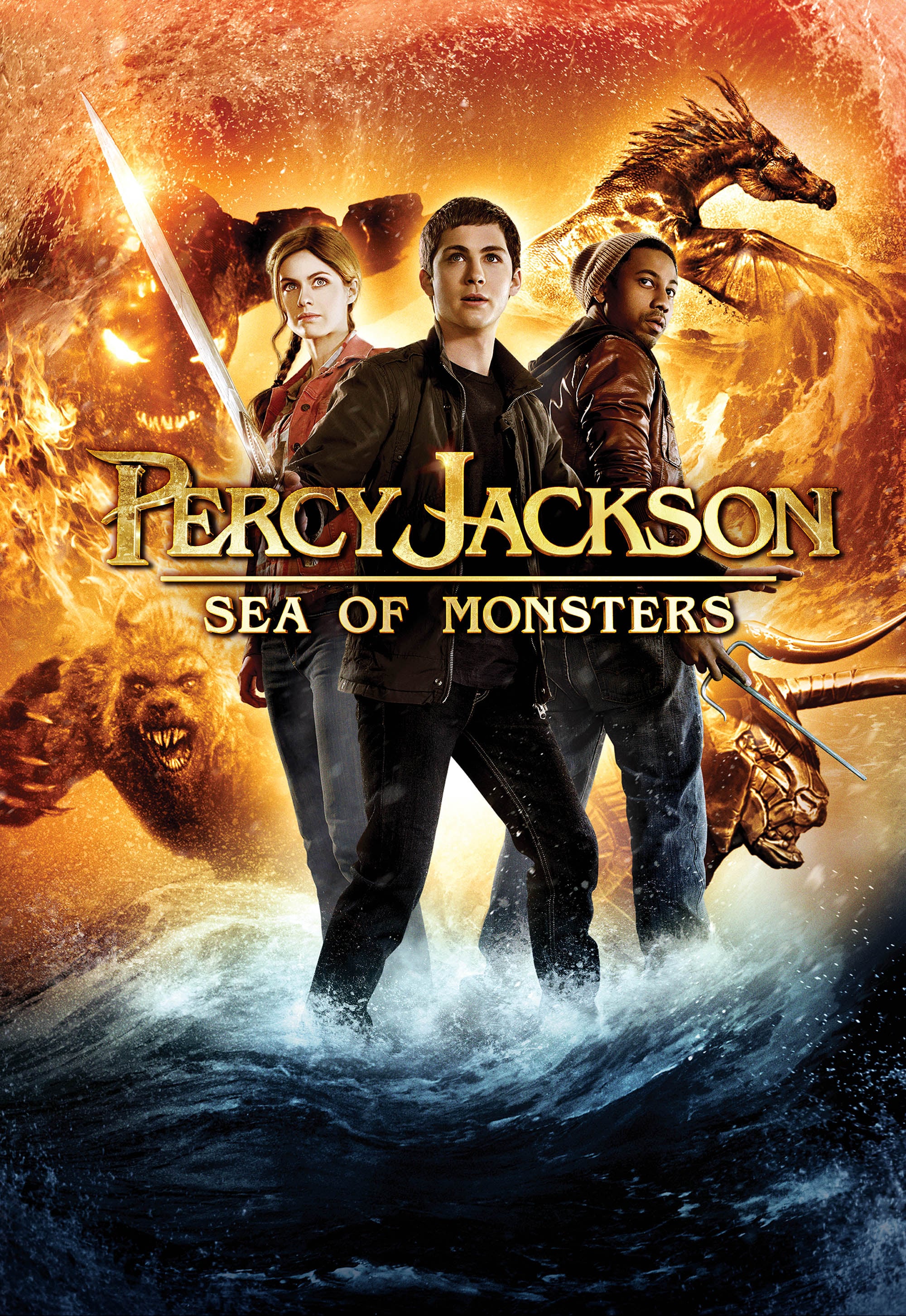 Caratula de PERCY JACKSON: SEA OF MONSTERS (PERCY JACKSON Y EL MAR DE LOS MONSTRUOS) 