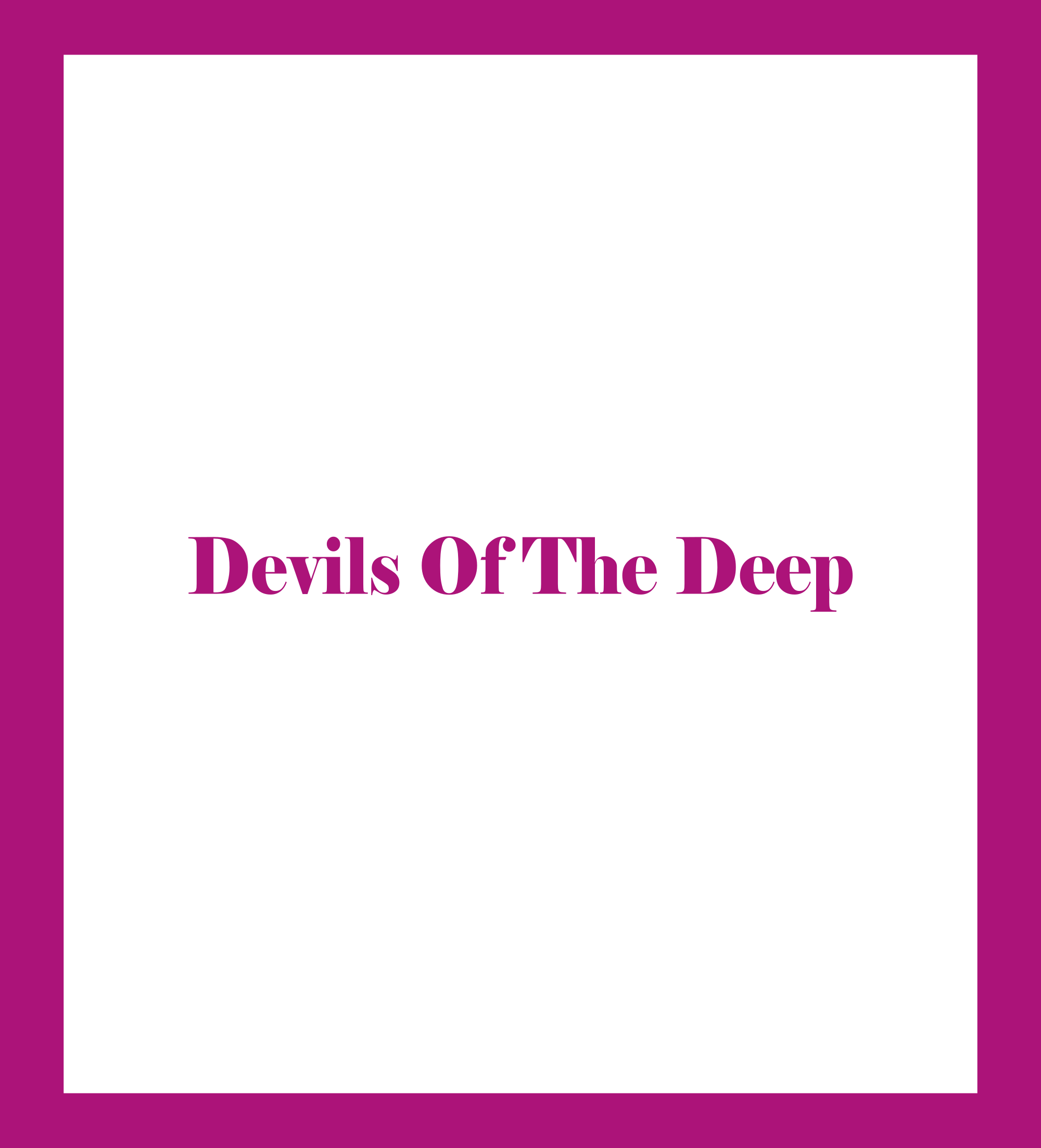 Caratula de Devils Of The Deep 