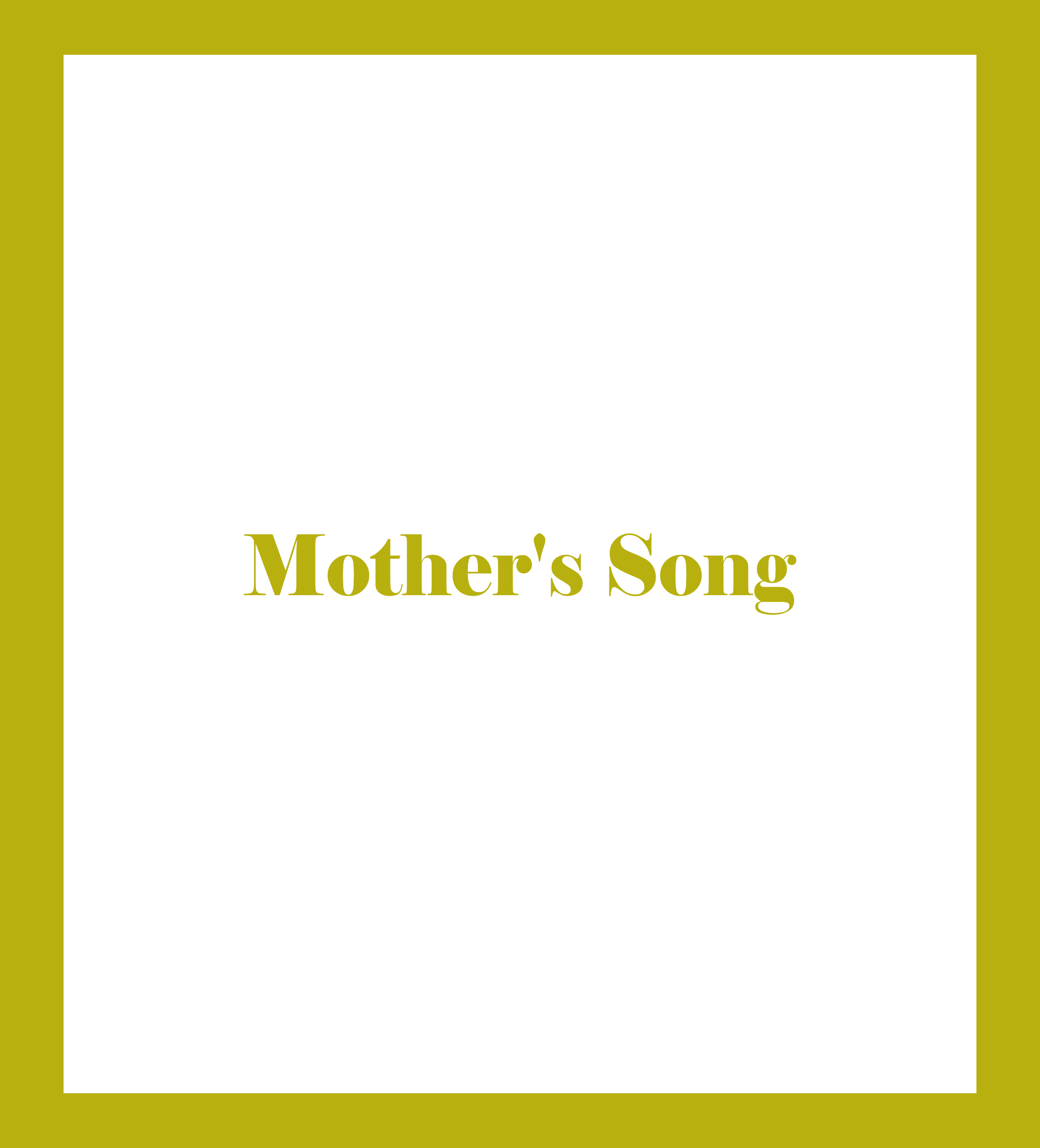 Caratula de Mother’s Song 