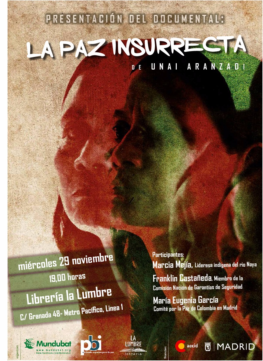 Caratula de La paz insurrecta 
