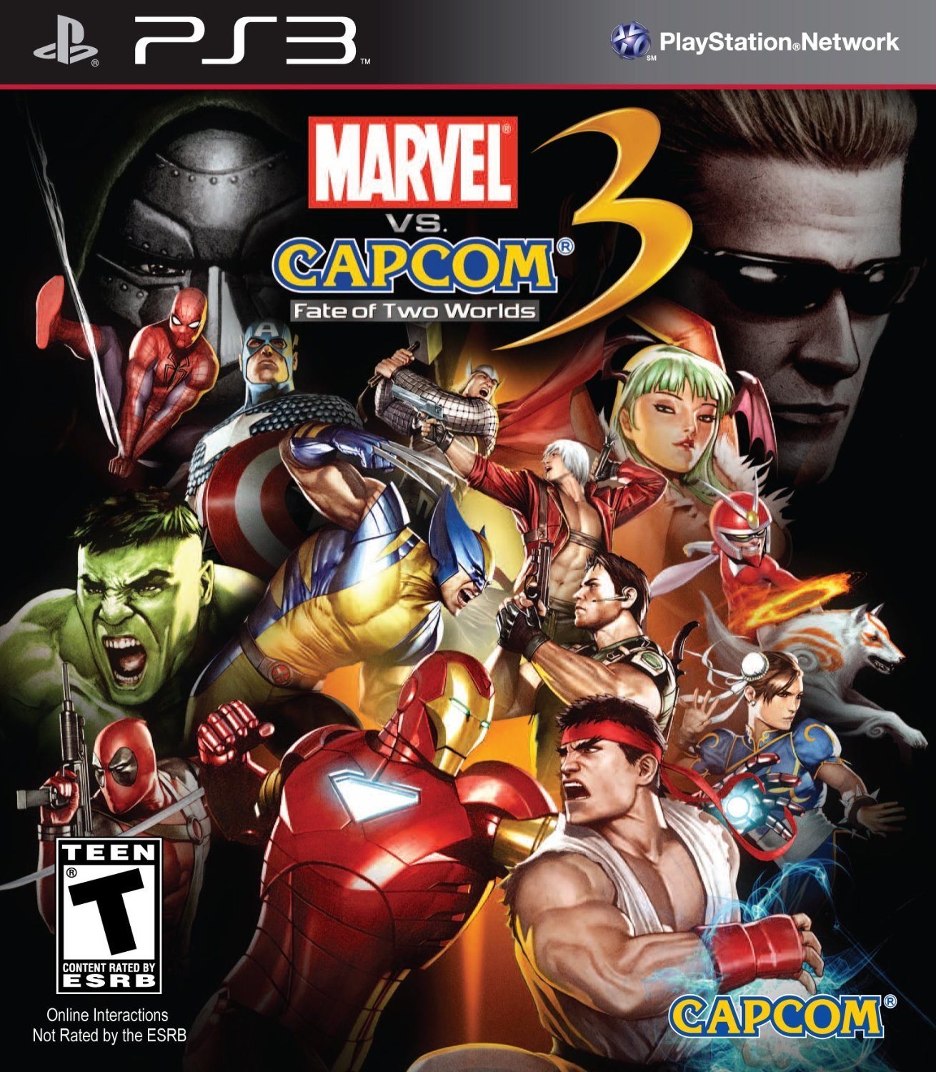 Caratula de Marvel vs. Capcom 3: Fate of Two Worlds 