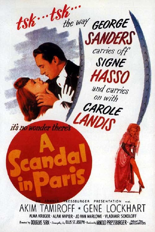 Caratula de A Scandal in Paris