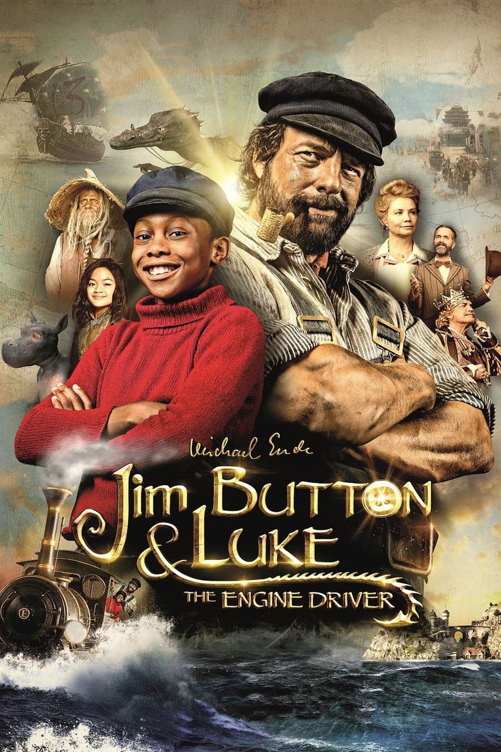 Caratula de JIM KNOPF UND LUKAS DER LOKOMOTIVFUHRER 