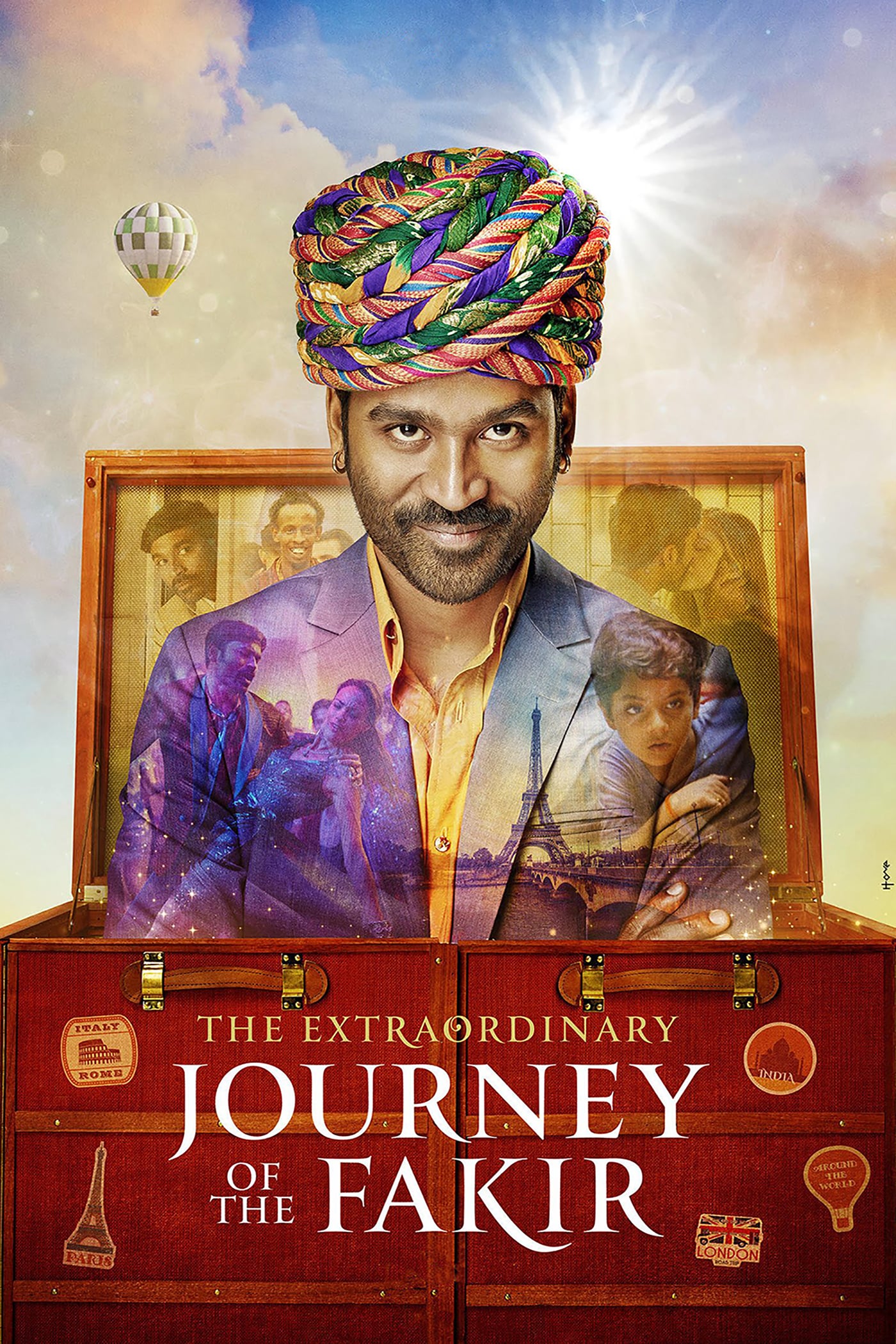 Caratula de The extraordinary journey of the Fakir 