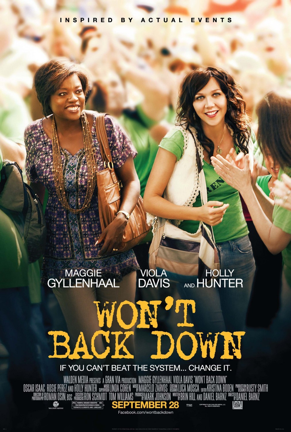 Caratula de Won’t Back Down 