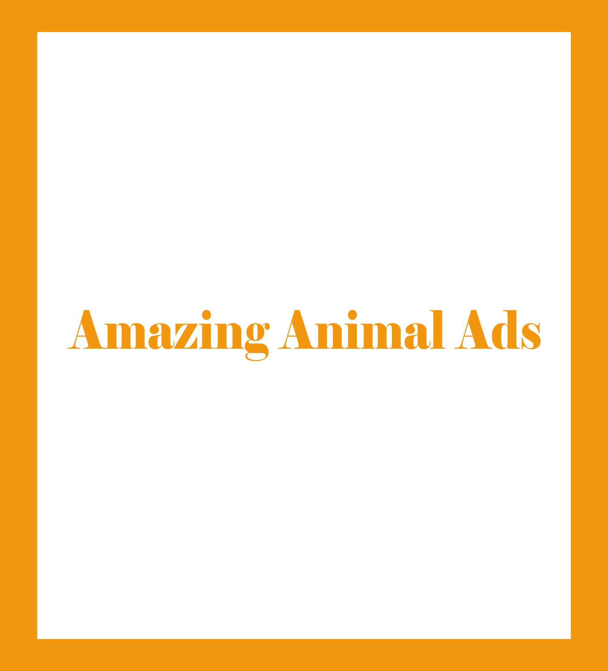 Caratula de Amazing Animal Ads 