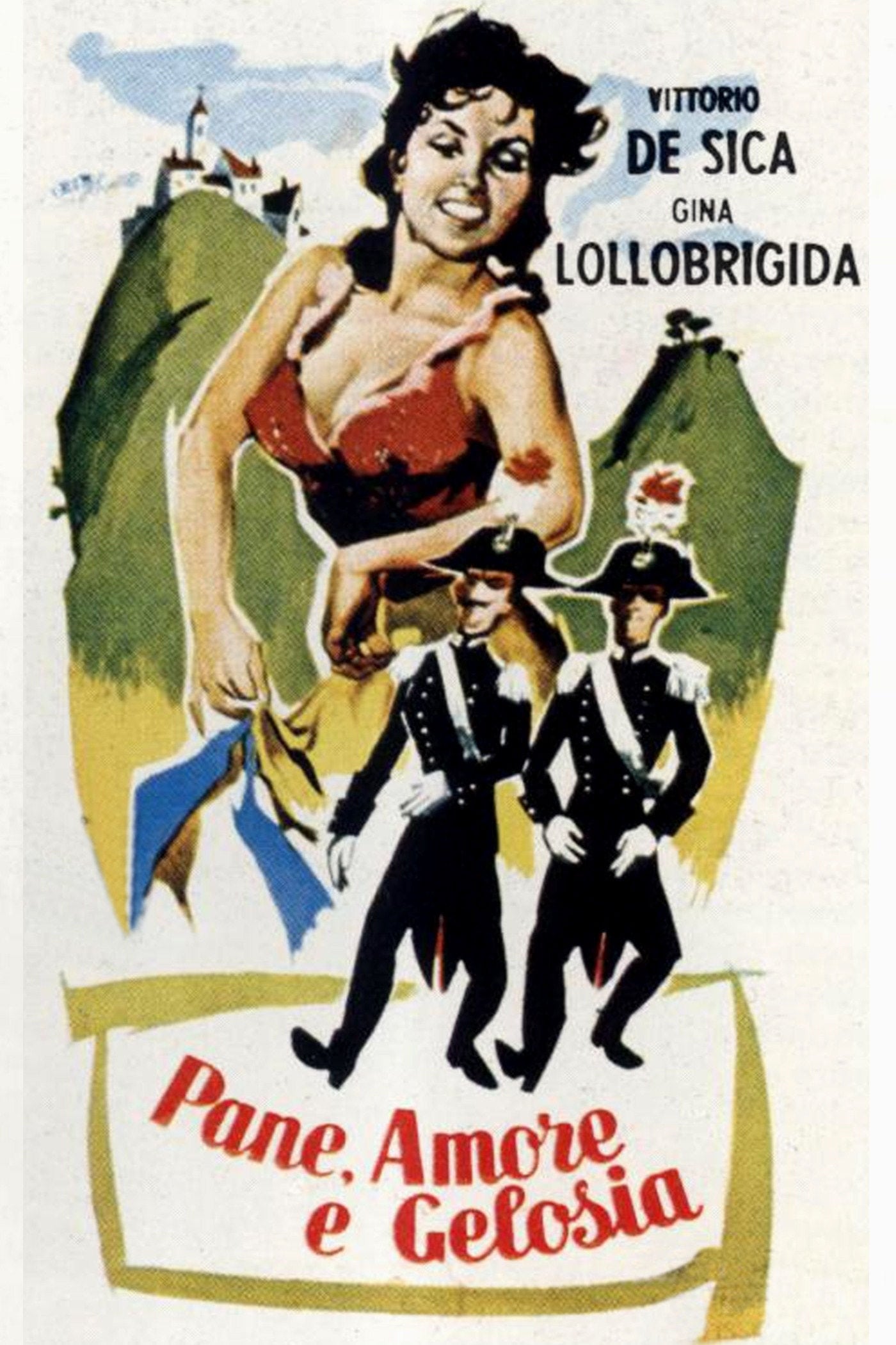 Caratula de PANE, AMORE E GELOSIA 