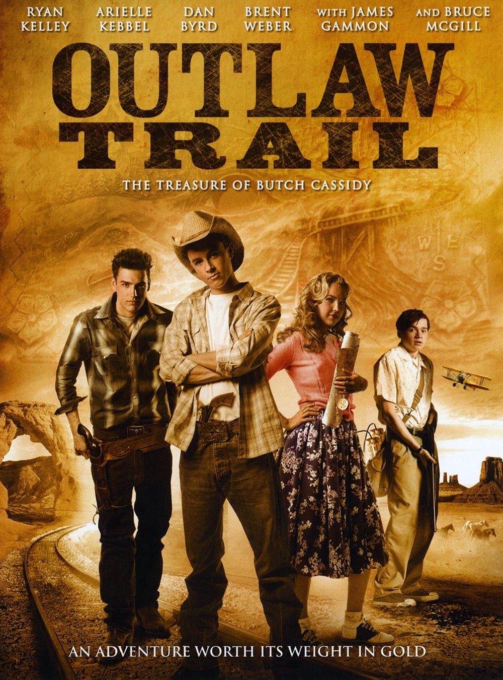 Caratula de Outlaw Trail: The Treasure of Butch Cassidy 