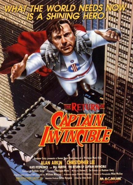 Caratula de The Return of Captain Invincible 