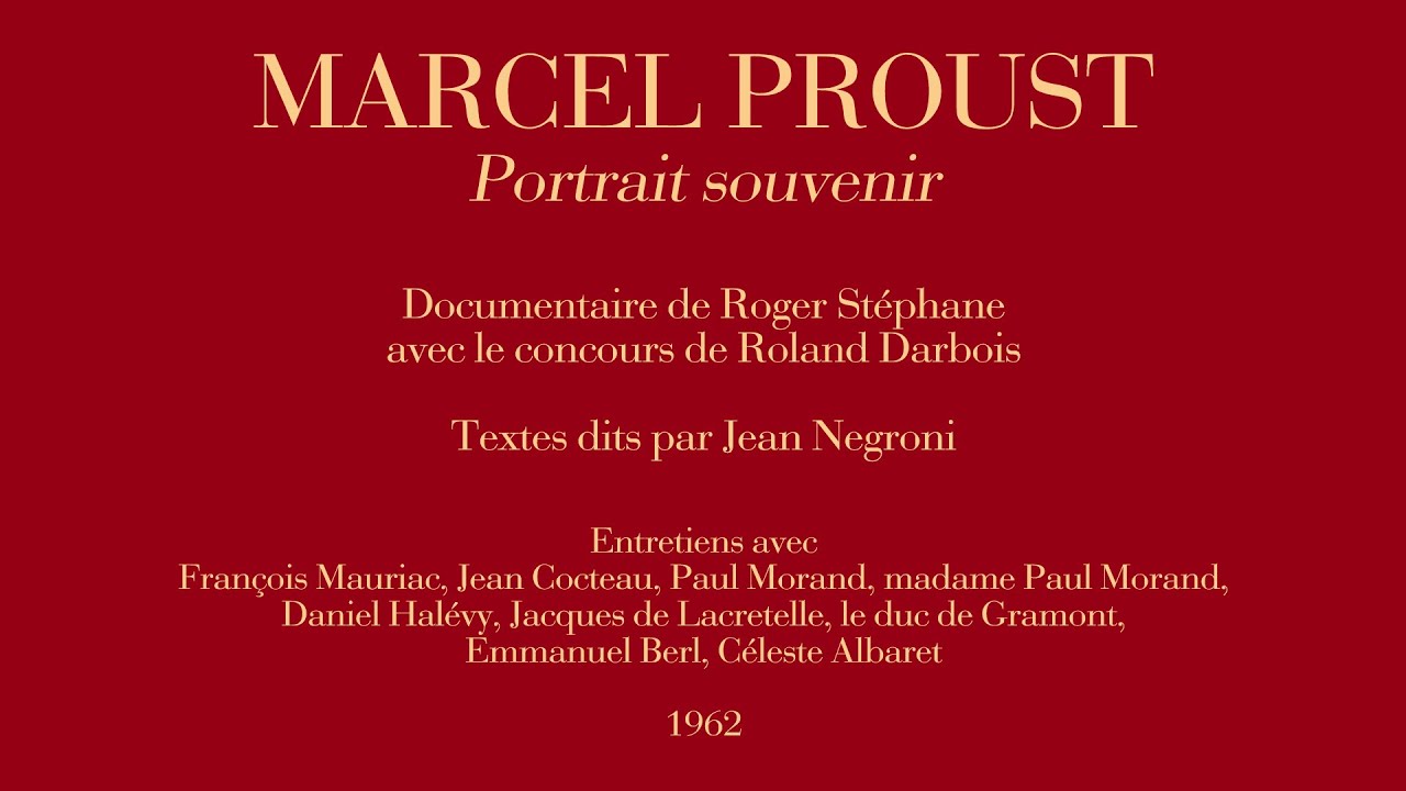 Caratula de Portrait-souvenir: Marcel Proust