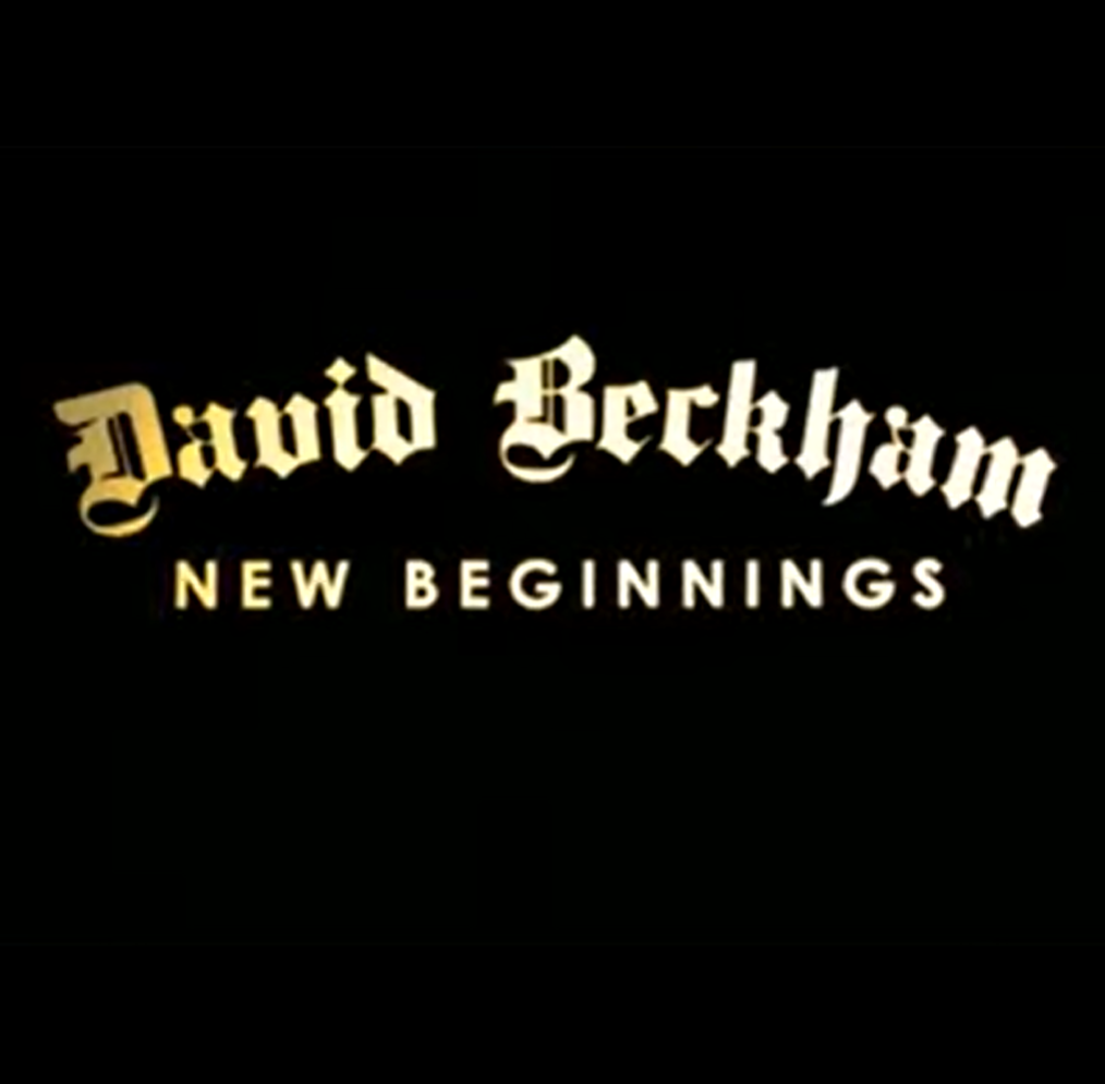 Caratula de David Beckham: New Beginnings 