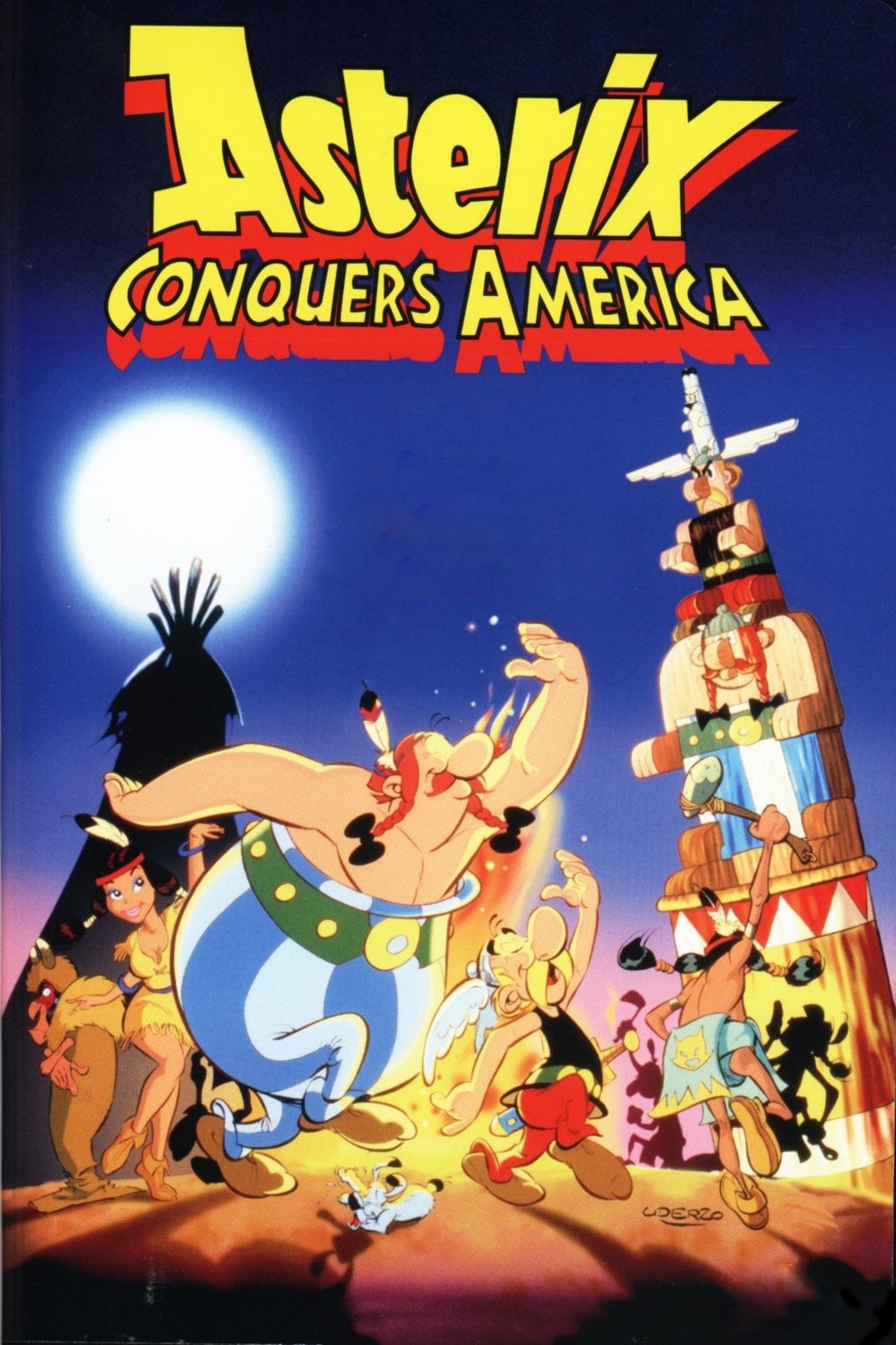 Caratula de ASTERIX IN AMERICA 