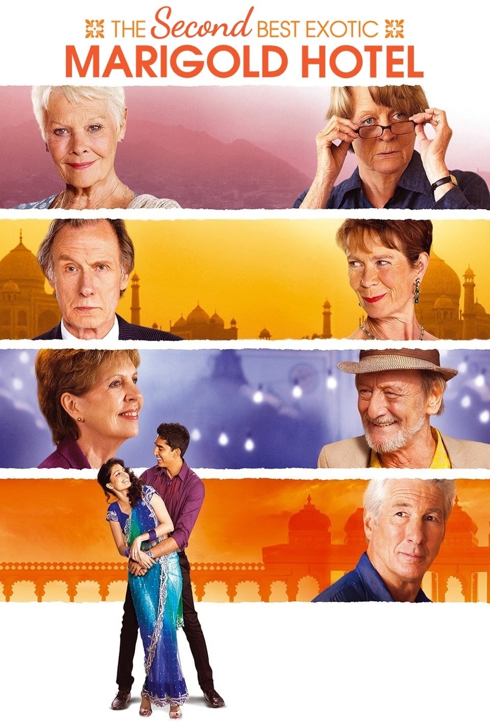 Caratula de The Second Best Exotic Marigold Hotel 