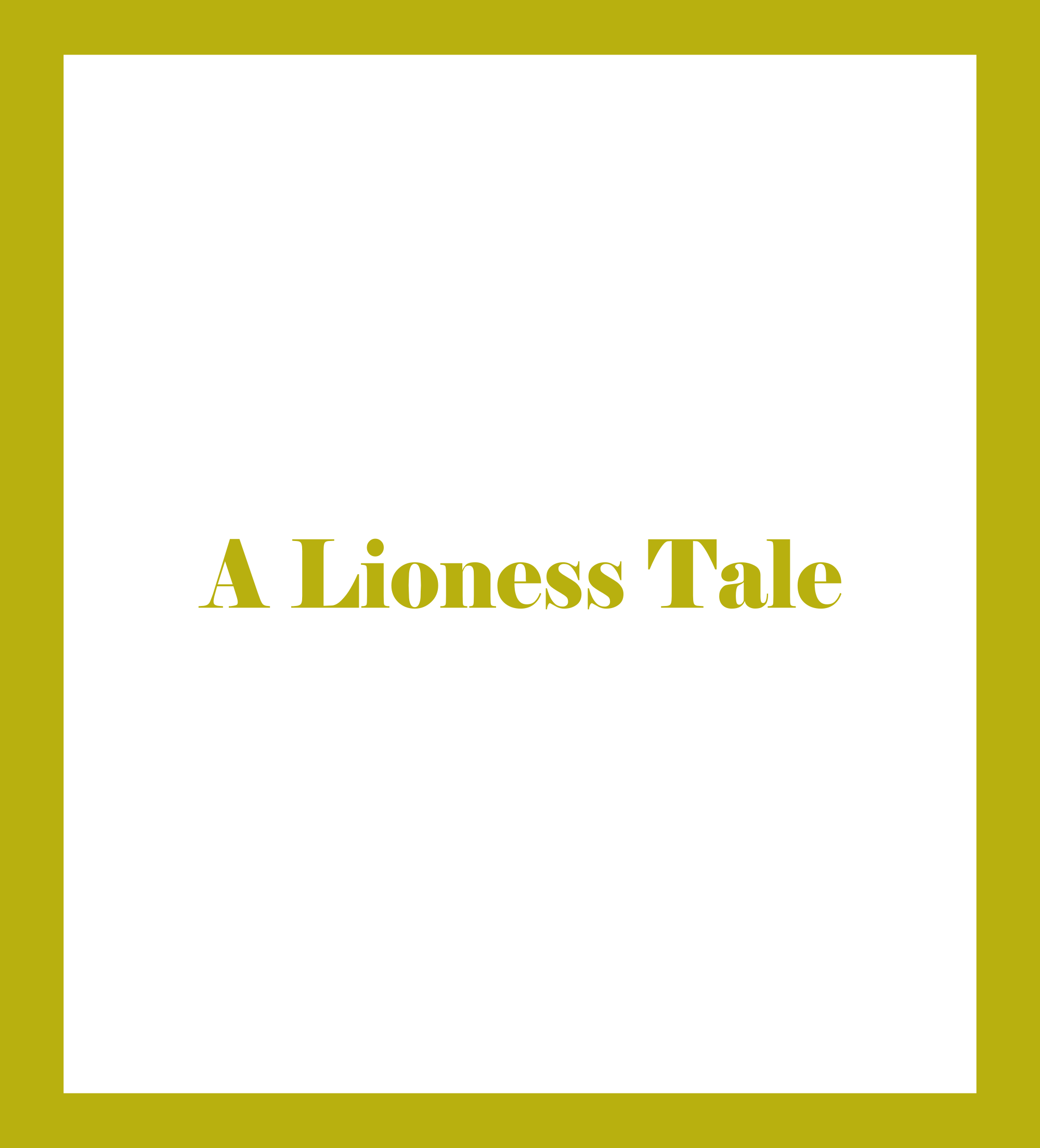 Caratula de A Lioness Tale 