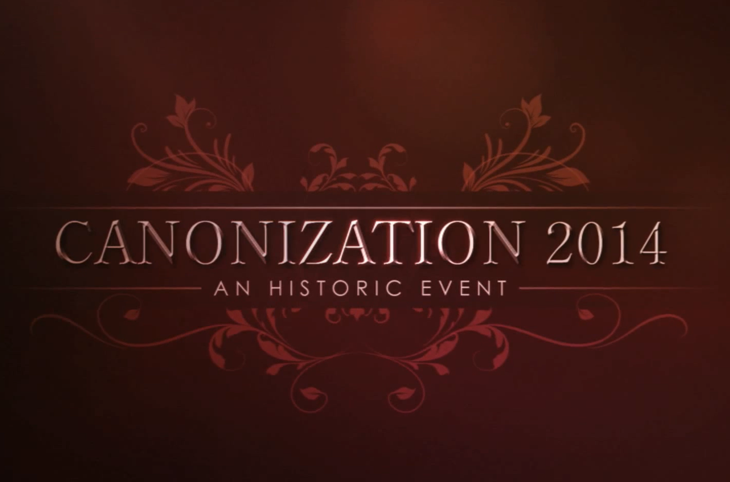 Caratula de Canonization: An Historic Event