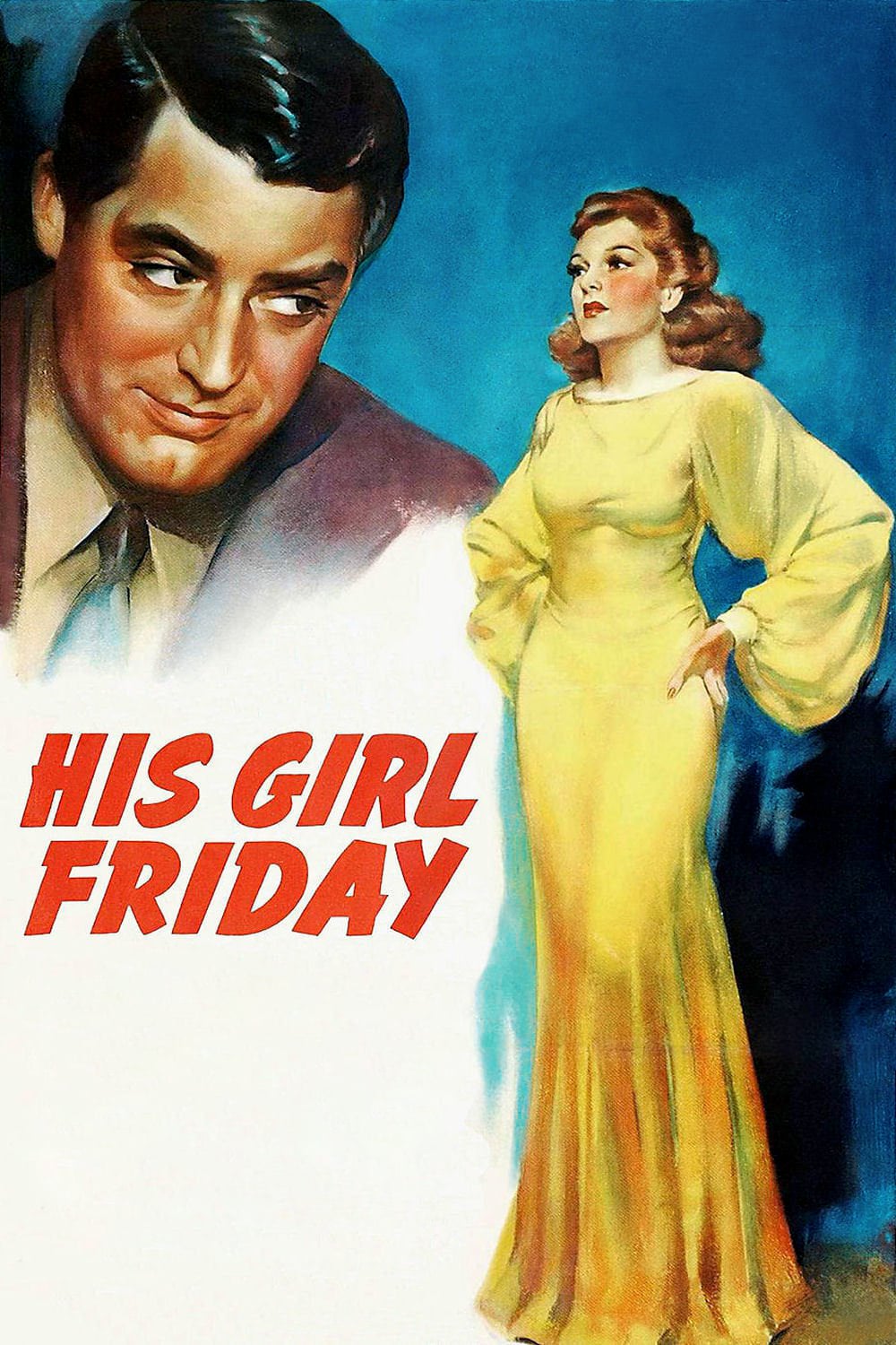Caratula de HIS GIRL FRIDAY 