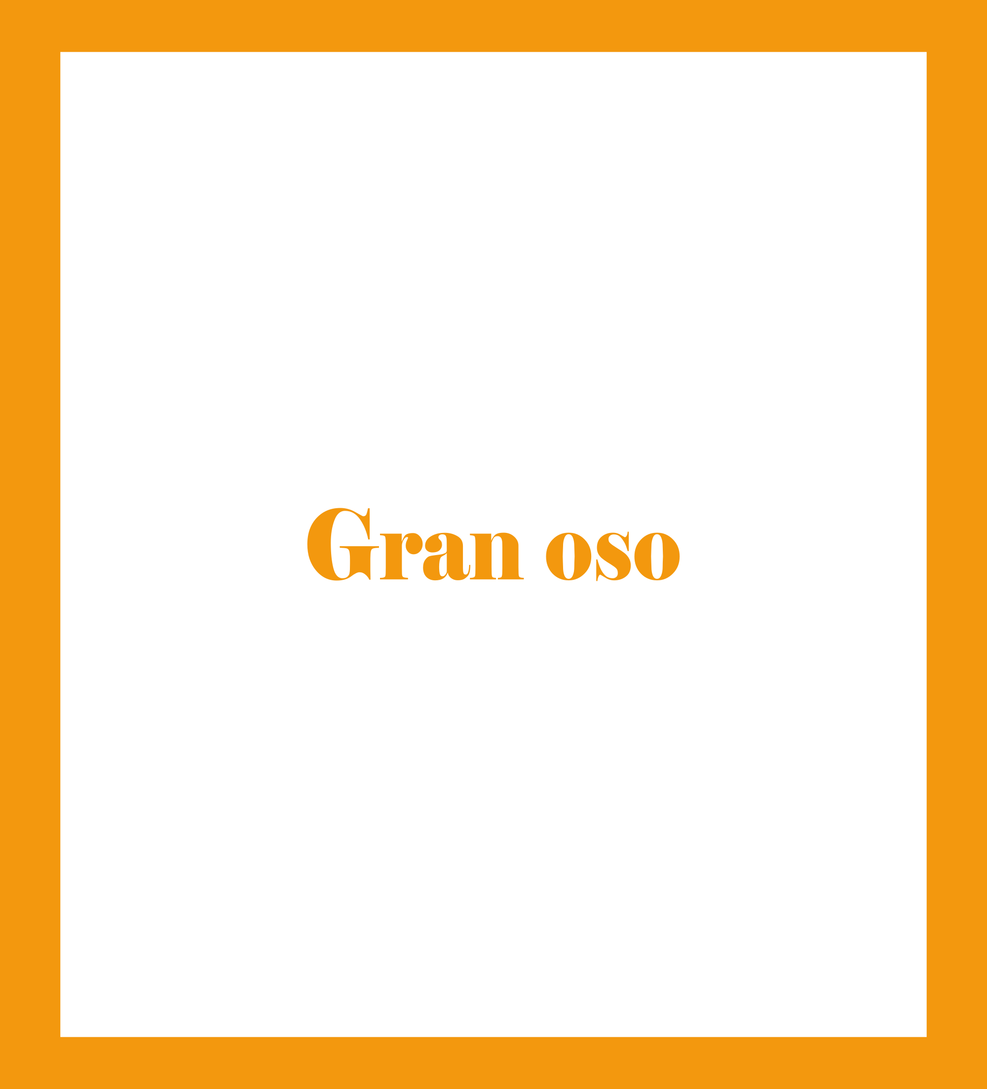 Caratula de Gran oso 