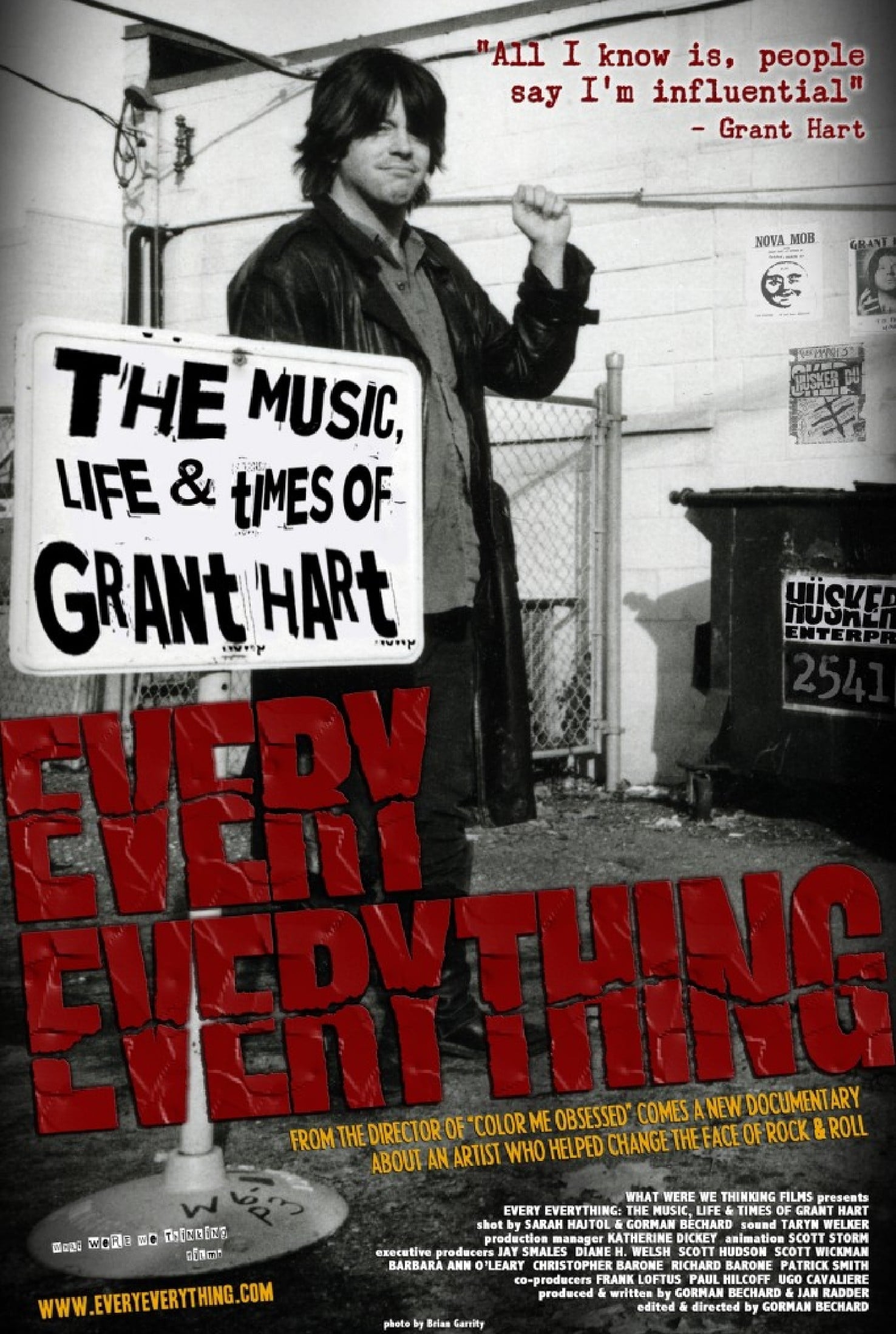 Caratula de EVERY EVERYTHING: THE MUSIC, LIFE & TIMES OF GRANT HART 