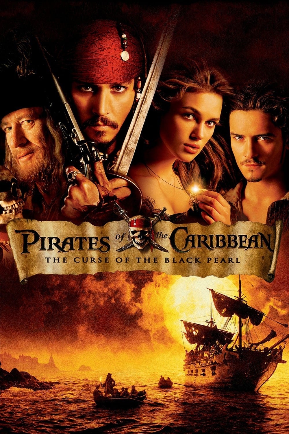 Caratula de PIRATES OF THE CARIBBEAN: THE CURSE OF THE BLACK PEARL