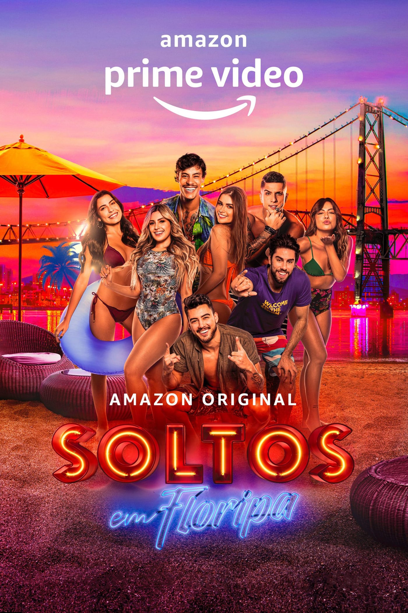 Caratula de Soltos em Floripa