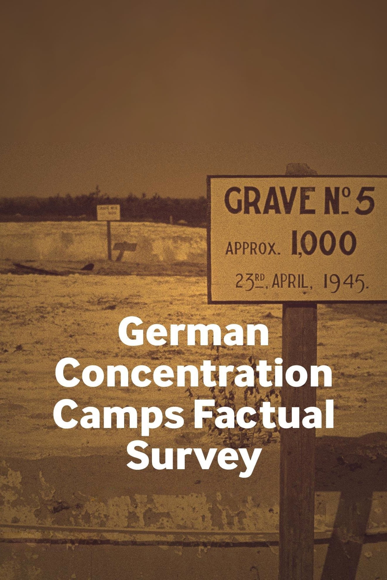 Caratula de German Concentration Camps Factual Survey