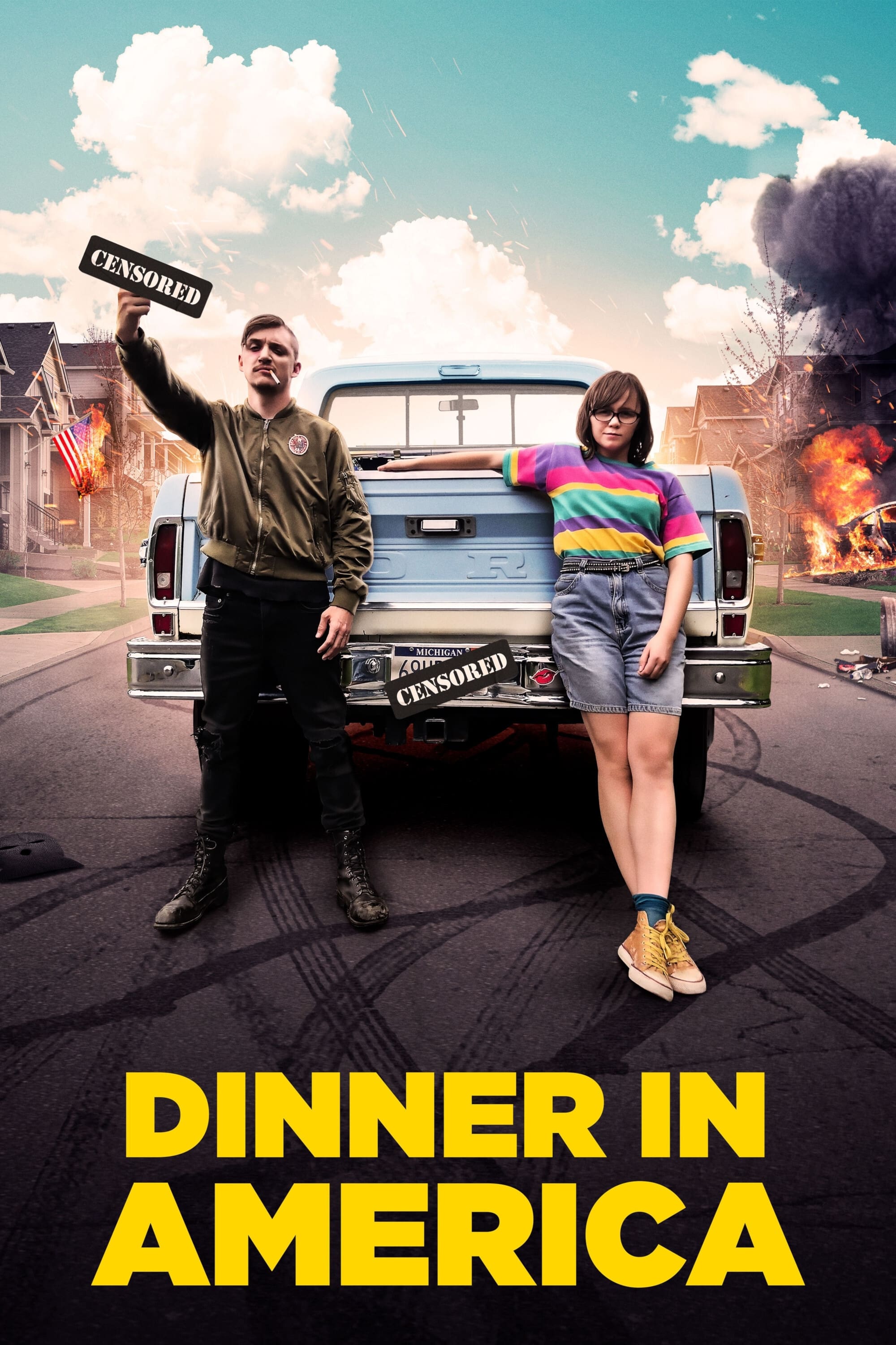 Caratula de DINNER IN AMERICA 