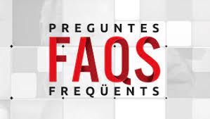 Caratula de FAQS. Preguntes freqüents