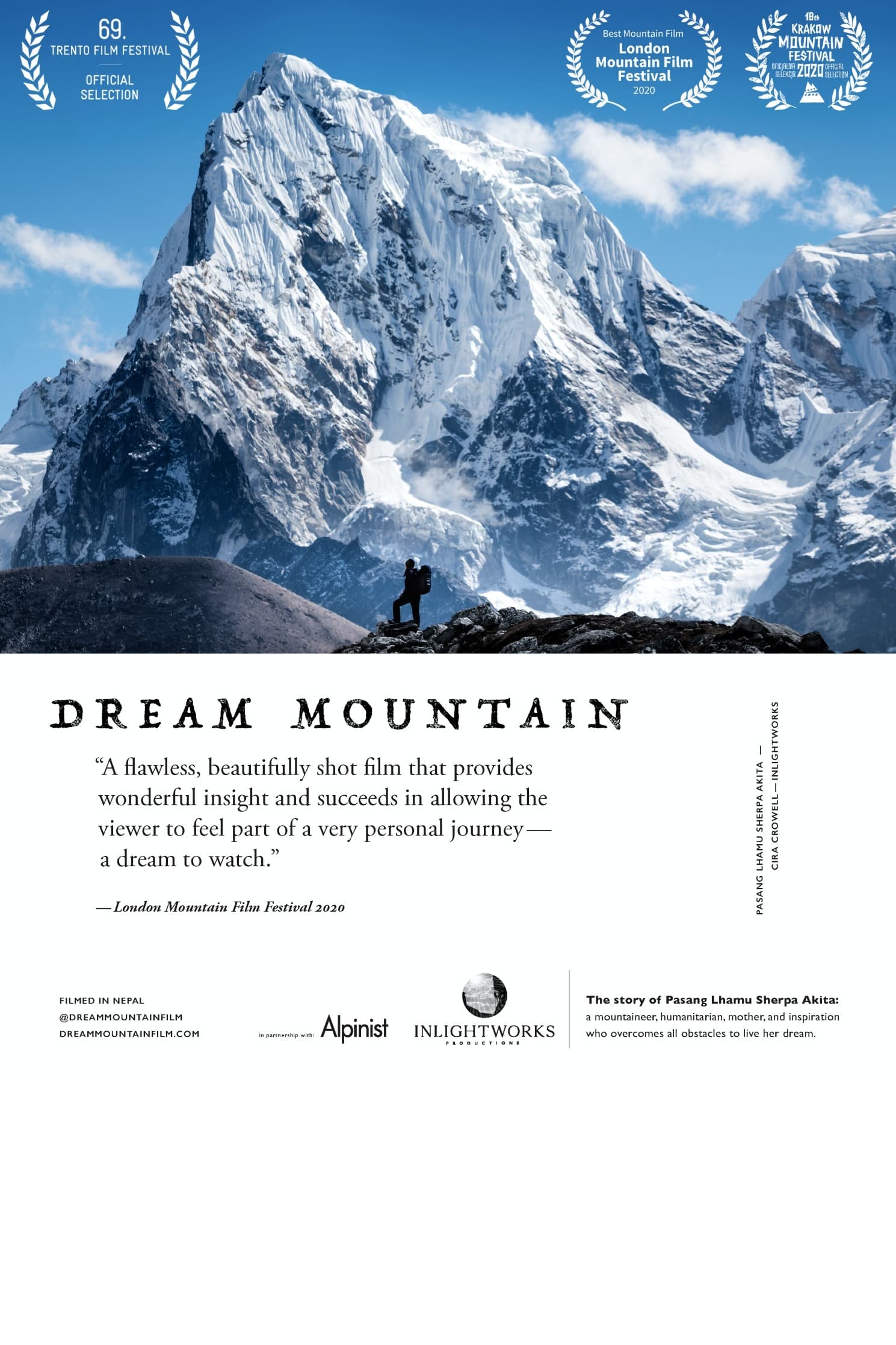 Caratula de Dream Mountain 
