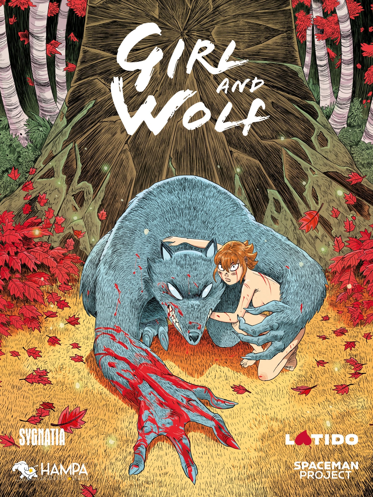 Caratula de Chica y Lobo