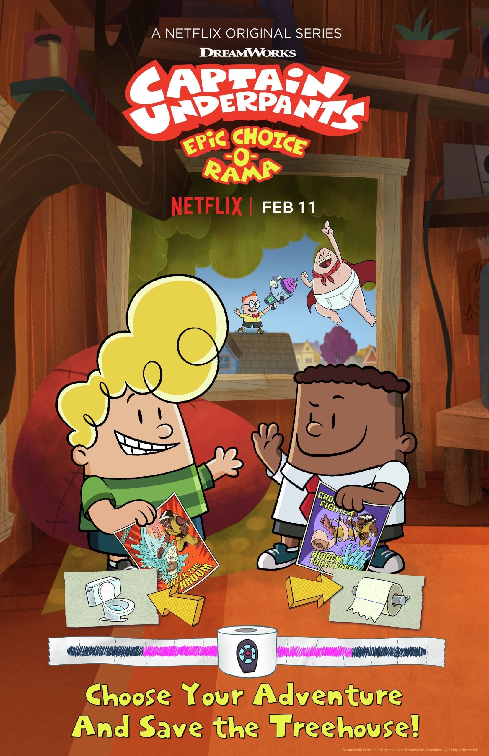 Caratula de Captain Underpants: Epic Choice-o-rama 