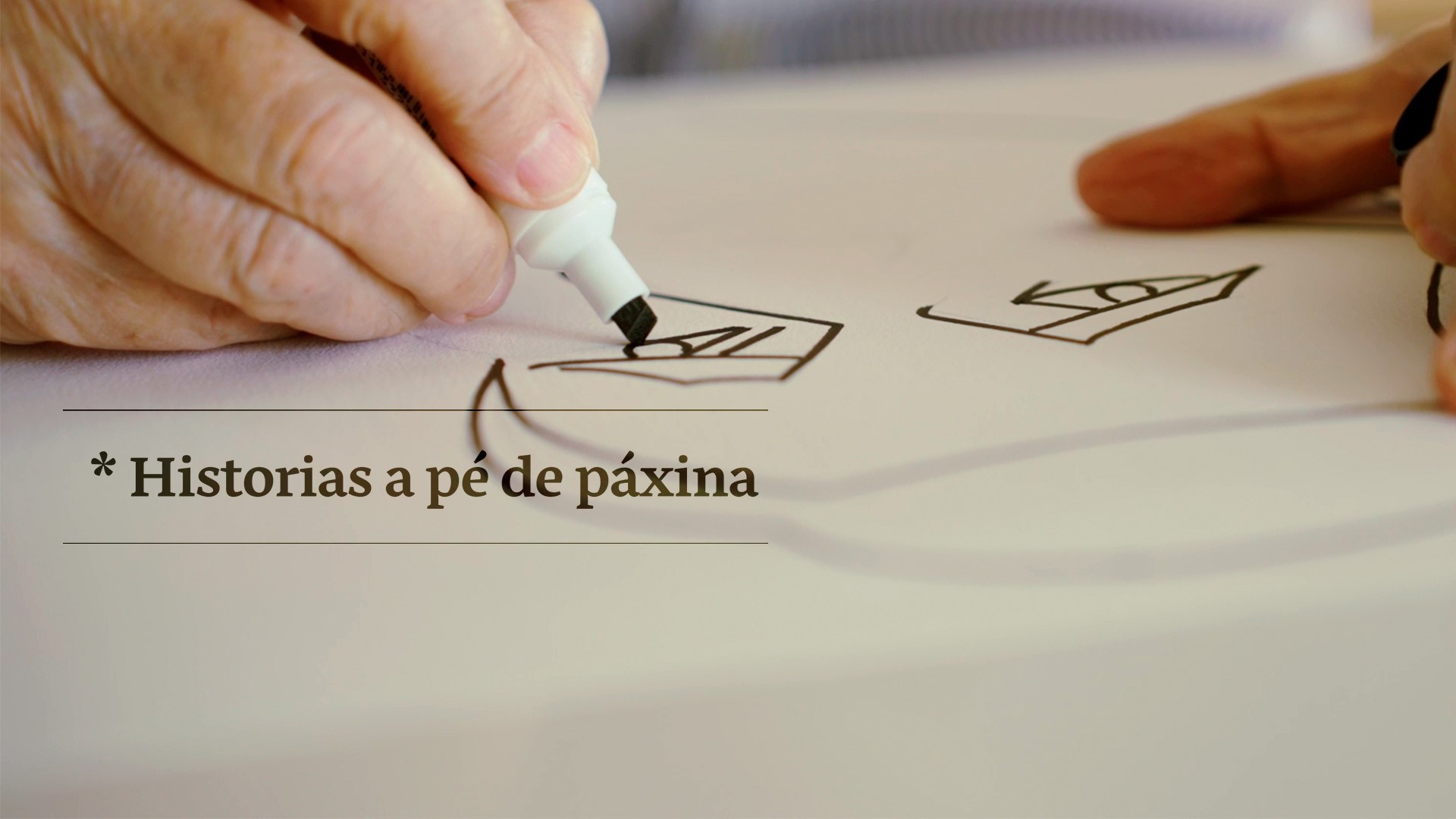 Caratula de Historias a pé de páxina 